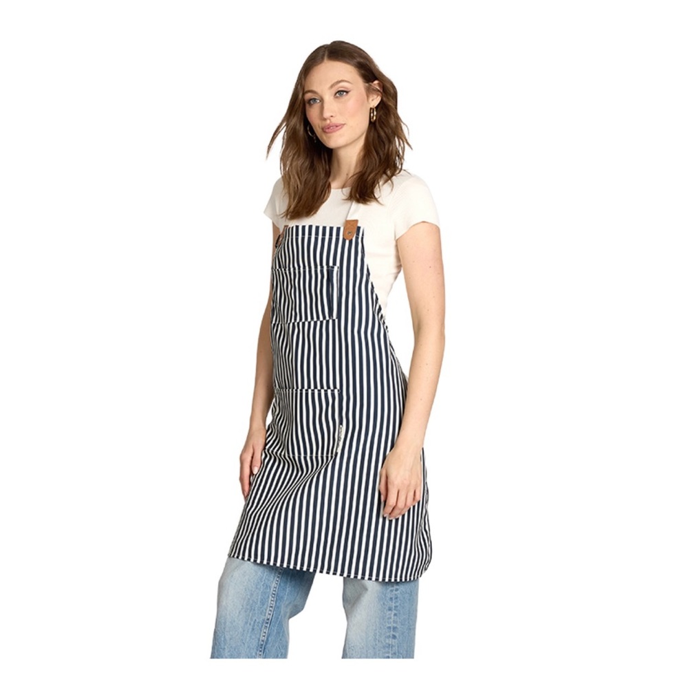 Business & Pleasure Co. - Lauren’s Navy Stripe Apron